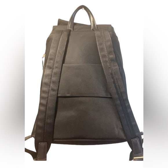 Tumi Backpack Rivas Nylon and Leather Trimmed with Gold Hardware - Picture 13 of 17